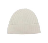 Joseph - Bonnet côtelé à revers - Femme - Accessoires - Beige - Taille: ONE Size