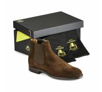 Joseph Cheaney pour Charlie Custards Chaussures Homme Classique Chelsea Marron