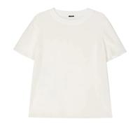 Joseph - Chemisier à Manches Courtes en Soie Blanche - Femme - Tops - Blanc - Taille: 36 FR