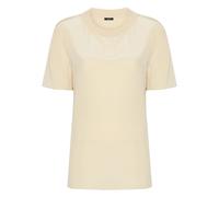 Joseph - Chemisier Beige Soie à Manches Courtes - Femme - Tops - Beige - Taille: 44 FR