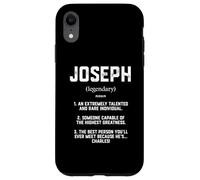 Joseph Definition Funny Talented Great Joe Cosplay Josephs Coque pour iPhone XR