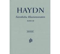 Joseph haydn : edition integrale des sonates pour piano volume 3 - couverture rigide en lin