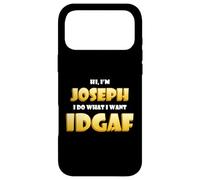 Joseph IDGAF Funny Meme Halloween Costume for Joes Joke Joe Coque pour iPhone 17 Pro Max