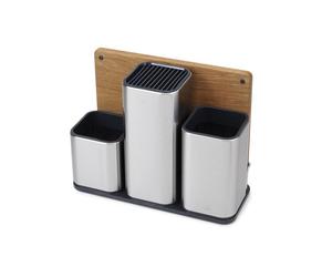 Joseph Joseph 100 Collection organisateur 30.8x13x22.7 cm marron-acier 95026