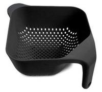JOSEPH & JOSEPH 40012 SQUARE COLANDER GRANDE PASSOIRE CARRÉE 24 CM NOIR Noir G