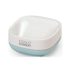 Joseph Joseph 70502 Slim Porte savon compact Plastique/ABS/Polypropylène Blanc/Bleu ciel 7,4 x 7,9 x 3,6 cm