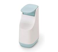 Joseph Joseph 70503 Pompe à Savon Liquide Compacte, Plastique, Blanc-Bleu Ciel, 5,7 x 8,6 x 14,3 cm