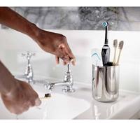 Joseph Joseph 70580 EasyStore Luxe Porte-brosse à dents montage libre acier inoxydable