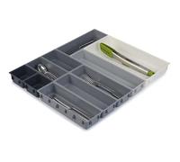 Joseph Joseph Blox ensemble de 10 Compartiments de Rangement en Plastique pour Cosmétiques, Articles de Papeterie, Ustensiles, Tiroir, Gris