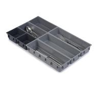 Joseph Joseph Blox ensemble de 7 Compartiments de Rangement en Plastique pour Cosmétiques, Articles de Papeterie, Ustensiles, Tiroir, Gris