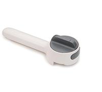 Joseph Joseph Can-Do Plus ouvre-boîte et anneau de traction, ouvre-boîte manuel avec longue poignée pour une meilleure prise en main, plastique, blanc/gris