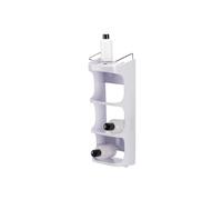 Joseph Joseph Capsule Etagère de douche, sans perçage, Rangement Salle de Bain pour gel Douche et Shampooing, Blanc, 4 niveaux