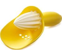 Joseph Joseph Catcher Presse-Agrumes Manuel Presse Citron Orange Lime, sans graines, Jaune