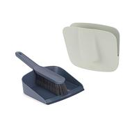 Joseph Joseph CleanStore Ensemble Pelle À Poussière et Balayette, Balai à Main d'Intérieur, Rangement Compact Pare-poussière, Brosse pour Nettoyage des sols avec Bord en Caoutchouc et Poils Souples