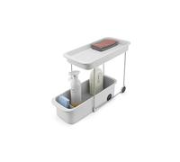 Joseph Joseph CupboardStore Chariot de Rangement 2 Niveaux à roulettes, Accès Facile, sous Évier, Plastique Recyclé, Gris