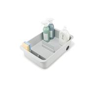 Joseph Joseph CupboardStore Chariot de Rangement à roulettes, Accès Facile, sous Évier, Plastique Recyclé, Grand, Gris