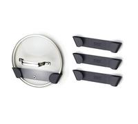 Joseph Joseph Cupboardstore - ensemble de 4 Supports de Rangement Mural pour Couvercles de Poêles et Casseroles, Auto-Adhésif
