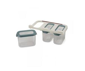 Joseph Joseph CupboardStore Lot de 3 contenants pour Le Rangement sous étagère (3 x 1.3 LT) - Opale Foncé (Dark Opal) 81112, 3 x 1.3 LT