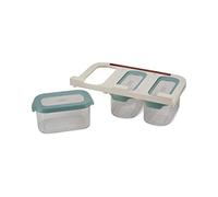 Joseph CupboardStore Lot de 3 contenants pour le rangement sous étagère - Opale pâle, 3 x 900 ml
