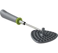 Joseph Joseph Delta Presse Puree de Pommes de Terre Manuel en Nylon, Pliable Broyeur de Pommes pour Fruits, Légumes, Gris/Ver, 4