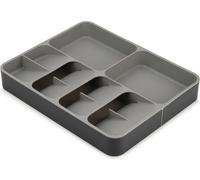 Joseph Joseph DrawerStore- Organiseur de tiroir de cuisine extensible, Range couverts, ustensiles et accessoires- Gris