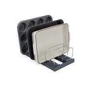 Joseph Joseph DrawerStore Organisateur Cuisine, Support Plateaux de Cuisson, Casseroles, Couvercles, Planches à Découper, avec 7 Compartiments Réglables, Anthracite
