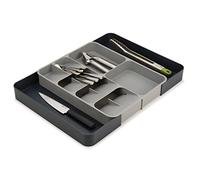 Joseph Joseph DrawerStore- Organiseur de tiroir de cuisine extensible, Range couverts, ustensiles et accessoires- Gris