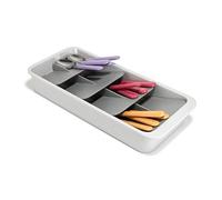 Joseph Joseph DrawerStore Range-Couverts de Tiroir, Rangement Compact, Démontable, Plastique Recyclé, Grand