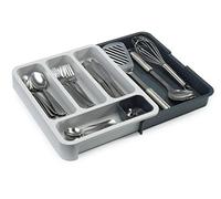 Joseph Joseph DrawerStore - Rangement à tiroirs extensible pour ustensiles de cuisine, gris foncé/gris