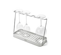 Joseph Joseph DrySmart Égouttoir Pliable Porte-Verres à Vin, Gain de Place, Plastique Recyclé