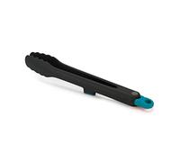 Joseph Joseph Duo Locking Kitchen Pinces à aliments pour cuisiner, Résistant à la chaleur et avec repose-outils intégré, Dark Opal