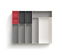 Joseph Joseph Duo Lot de 10 organiseurs de tiroir Gris/rouge