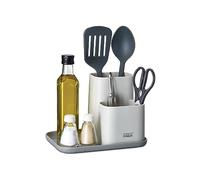 Joseph Joseph Duo Organisateur de plan de travail de cuisine, organisation de cuisine et de rangement pour gadgets, ustensiles et condiments, gris