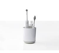 Joseph Joseph Duo porte-brosse à dents détachable, compatible avec les brosses à dents manuelles et électriques, organisateur de salle de bains, blanc, petit