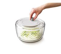 Joseph Joseph Duo Set de préparation de salade multi-usages 3 pièces, essoreuse à salade, râpe et éminceur, Multicolore