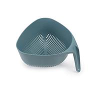 Joseph Joseph Duo Triangular Colander, passoire à aliments avec poignée verticale et coins faciles à verser, Dark Opal