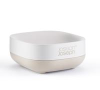 Joseph Joseph – Porte-savon de salle de bain compact et peu encombrant, base antidérapante – Écru