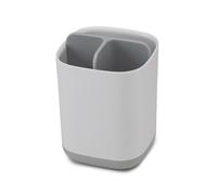 Joseph Joseph – Porte-brosse EasyStore – Compatible brosses électriques & manuelles – Moyen blanc/gris