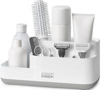 Joseph Joseph EasyStore - Caddy de rangement pour accessoires de salle de bains - Gris/Blanc