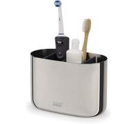 Joseph Joseph - Porte-brosse à dents EasyStore Luxe - Acier inoxydable - Grand