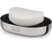 Joseph Joseph EasyStore™ Luxe, porte savon en acier inoxydable, facile à nettoyer, chrome (70579)
