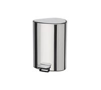 Joseph Joseph EasyStore Luxe Poubelle de Cuisine, 5L, en Acier avec Pédale 5 litres avec Rangement pour Sacs, Couvercle, Fermeture en Douceur, Seau Intérieur Amovible, Salle de Bains, Bureau