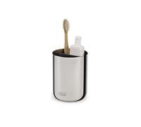 Joseph Joseph EasyStore - Porte-Brosse à Dents en Acier Inoxydable Luxe Rangement pour Salle de Bain, Regular