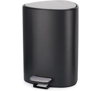 Joseph Joseph Poubelle de cuisine EasyStore 5 L acier, pédale, seau intérieur amovible – noir mat
