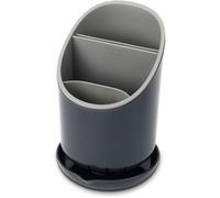 Joseph Joseph Dock- Égouttoir à couverts, Organisateur d'évier de cuisine, boite rangement porte-ustensiles et couteaux avec égouttoir - Gris