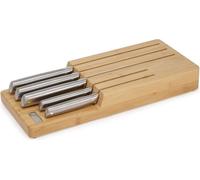 JOSEPH JOSEPH Elevate Bamboo 6 el - Couteau de cuisine en acier inoxydable en bloc