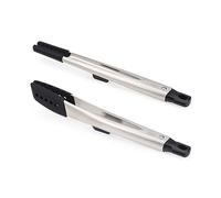 Joseph Joseph Elevate Fusion Lot de 2 Pinces de Cuisine en Acier Inox et Silicone Résistant à la Chaleur, Pince Précision et Pince Grande Alimentaire et Barbecue, Ustensiles Antiadhésif