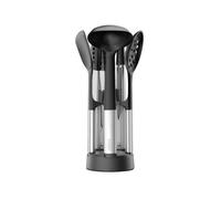 Joseph Joseph – Ustensiles de cuisine Elevate Fusion avec support – 5 pièces silicone