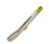 Joseph Joseph Elevate Steel Pinces compactes en inox avec reposoir intégré - Vert