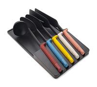 Joseph Joseph Ensemble d'ustensiles de cuisine 10543 - 5 pièces en silicone avec bac pour tiroir